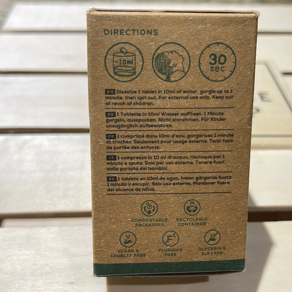 🆕 Georganics Mouthwash Tablets - Spearmint - 180 tablets - Picture 4 of 6